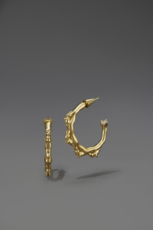 Gold Plated Hoop Earrings