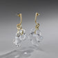 Flower Twisted Drop Earrings