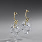 Flower Twisted Drop Earrings