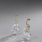 Flower Twisted Drop Earrings