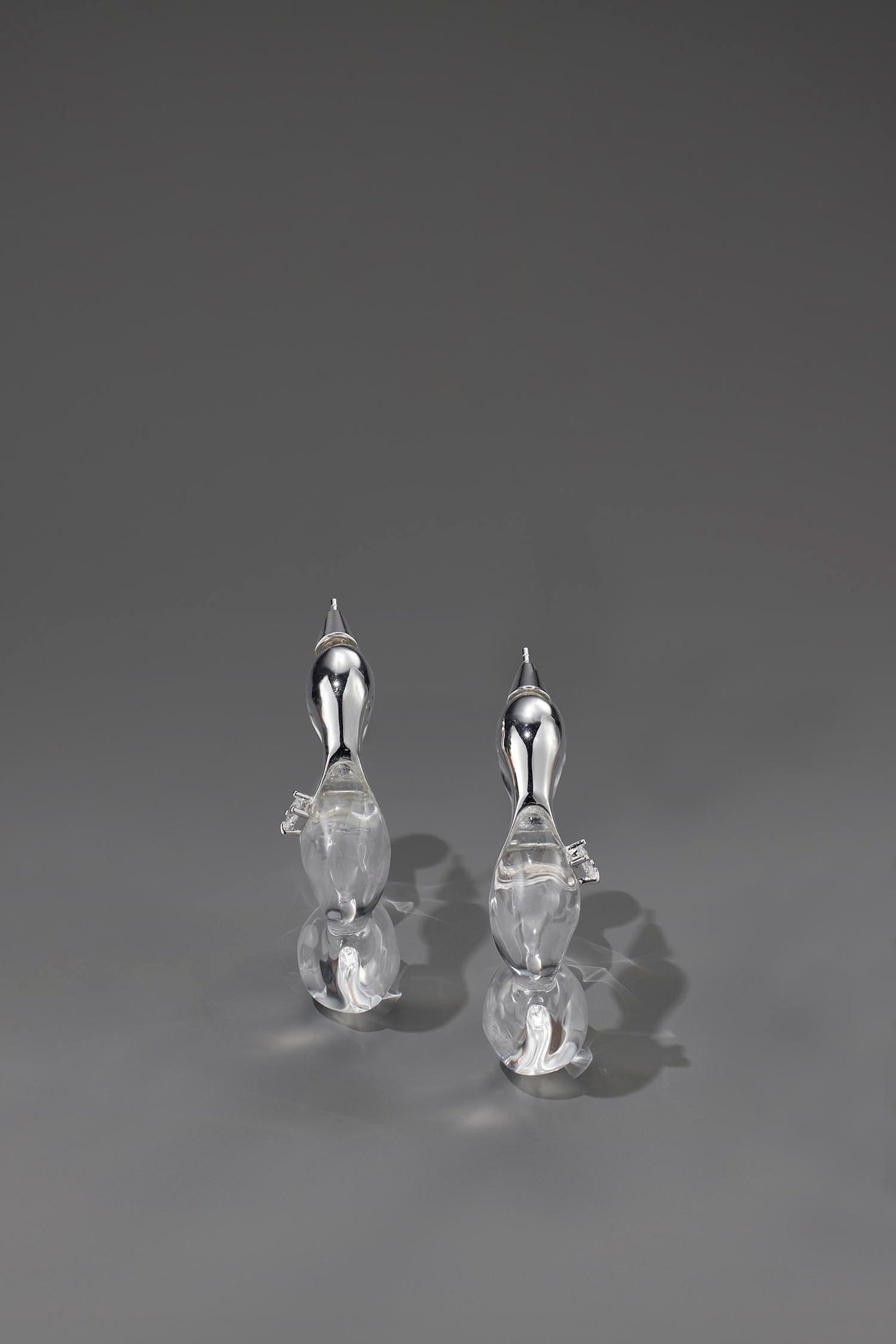 Lucite Cloud Earrings