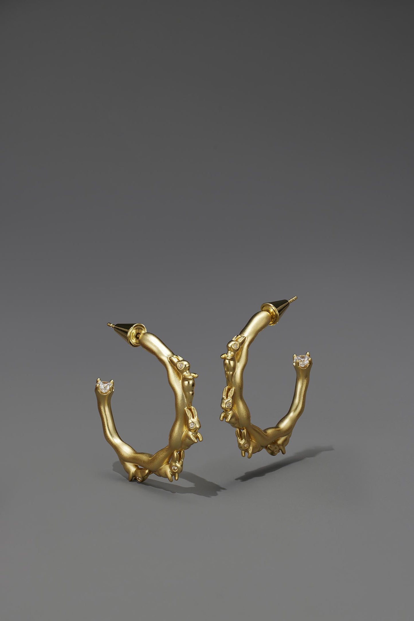 Gold Plated Hoop Earrings