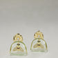 Lucite Amber Dangle Earrings