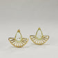 Retro Rhinestone Birds Lucite Hoop Earrings