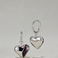 Lucite Metal Pacthwork Earrings