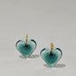 Gradient Lucite Heart-in-Heart Earrings