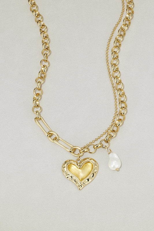 Golden Heart Necklace