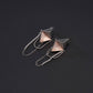 Fashion Matte Rhombus Stud Earrings