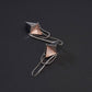 Fashion Matte Rhombus Stud Earrings