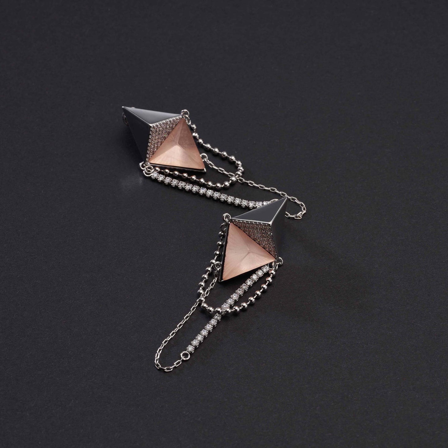 Fashion Matte Rhombus Stud Earrings