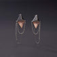 Fashion Matte Rhombus Stud Earrings