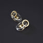 Tak Modne Transparent Lucite Earrings