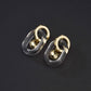 Tak Modne Transparent Lucite Earrings